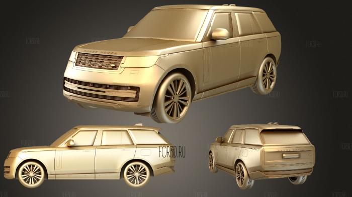 Range Rover 2022 stl model for CNC